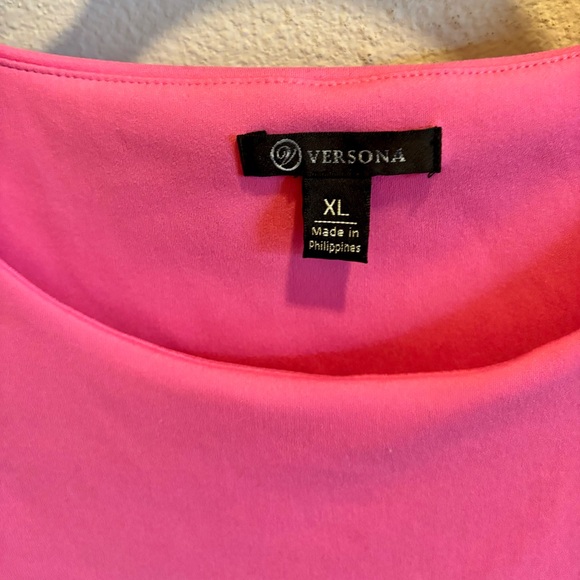 NWOT Versona Hot Pink Athletic Tank - Size XL - Picture 4 of 4